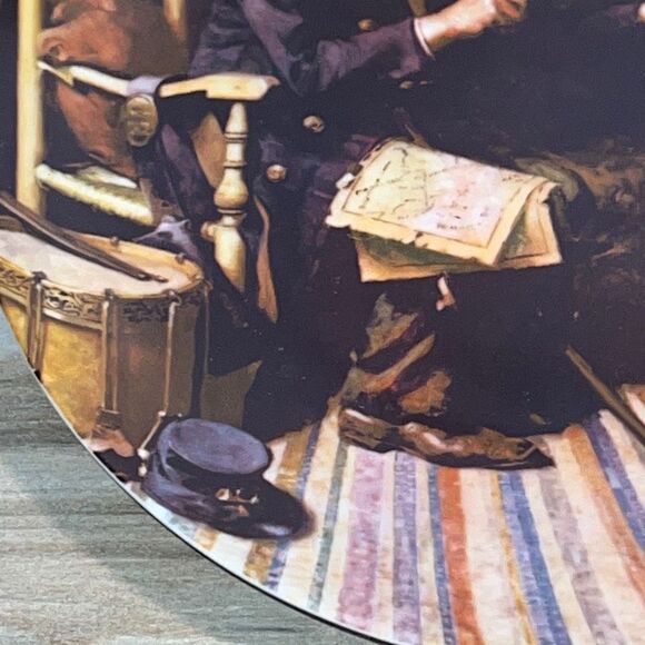 Norman Rockwell "The Veteran" Plate, Bradford Exchange - Picture 3 of 8